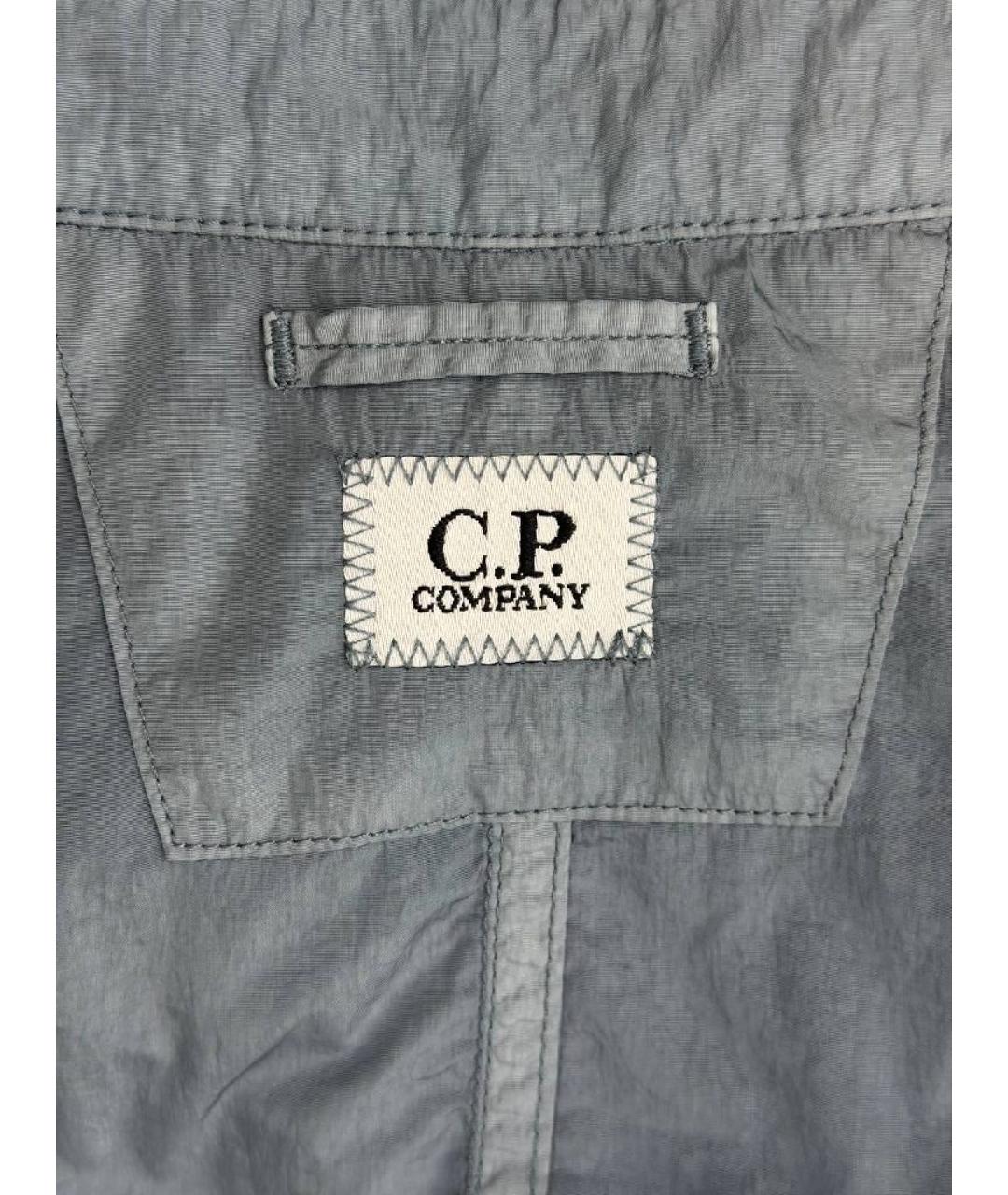 CP COMPANY Голубая полиамидовая куртка, фото 3
