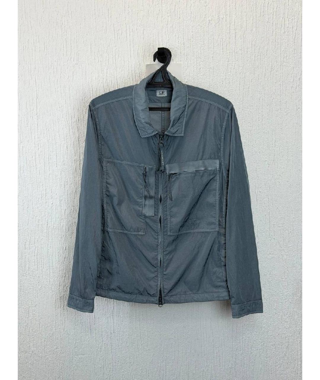 CP COMPANY Голубая полиамидовая куртка, фото 5