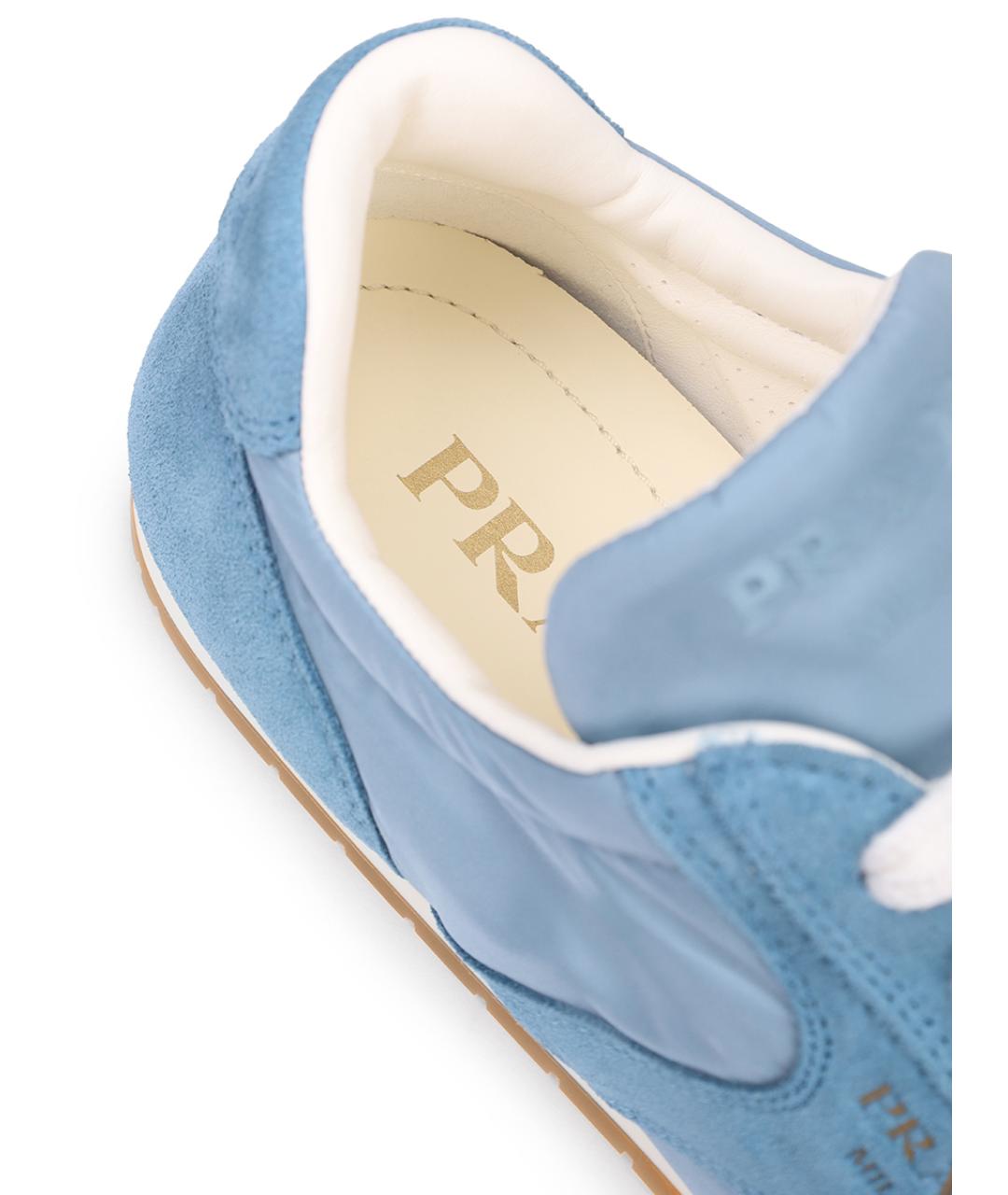 PRADA Голубые кеды, фото 6