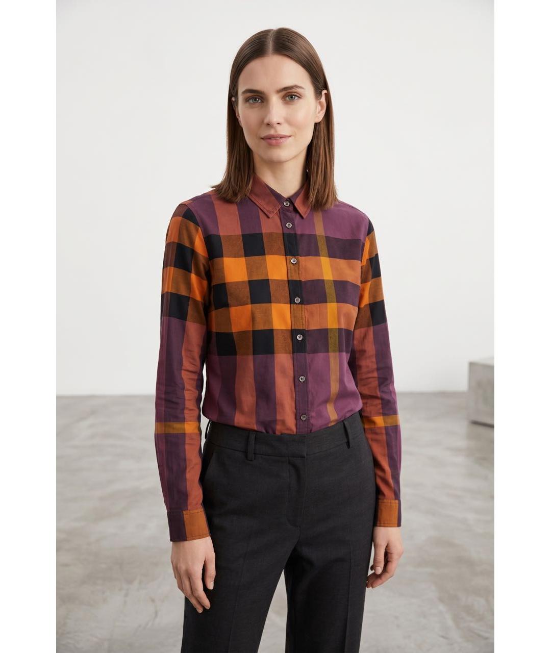BURBERRY Мульти хлопковая рубашка, фото 2