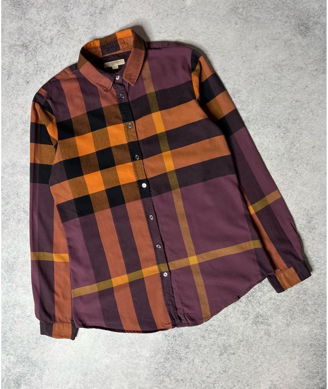 BURBERRY Мульти хлопковая рубашка, фото 7