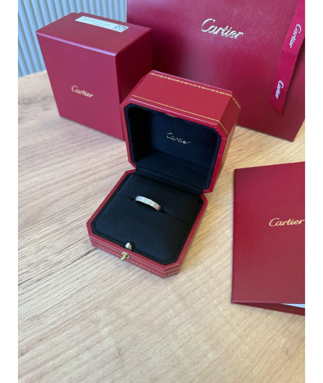 CARTIER Белое кольцо из белого золота, фото 3
