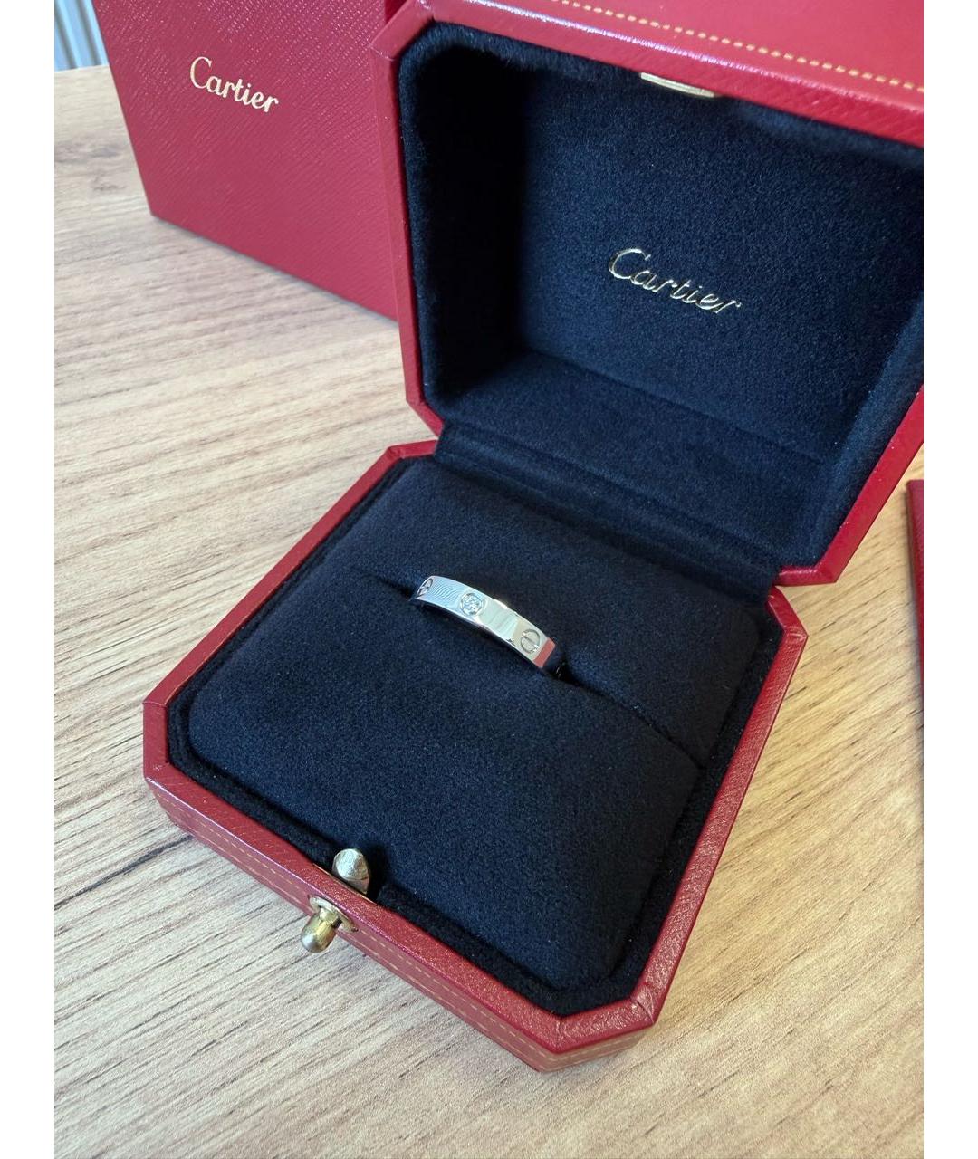 CARTIER Белое кольцо из белого золота, фото 5