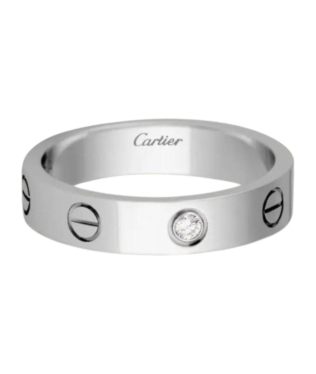 CARTIER Белое кольцо из белого золота, фото 1
