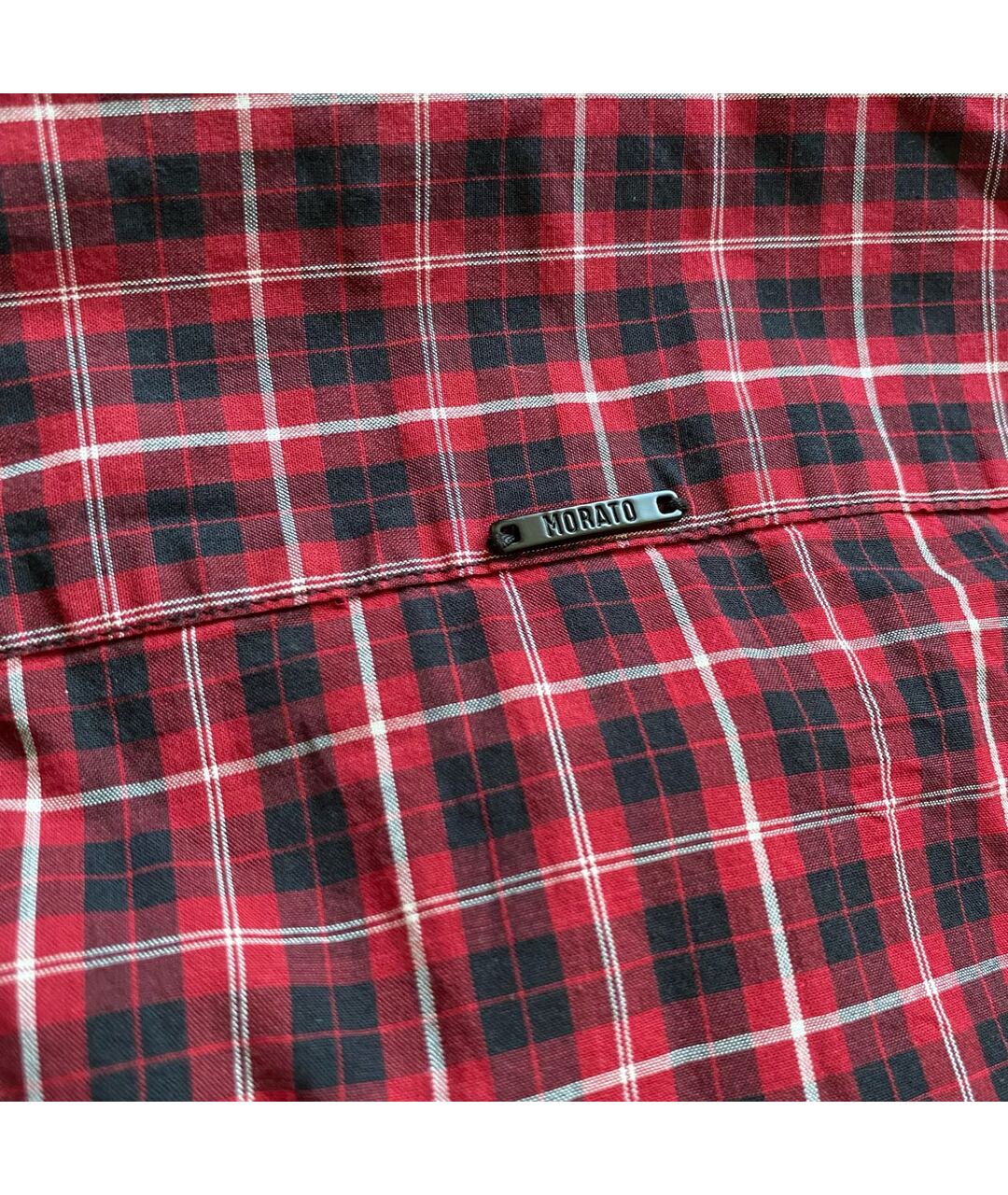 ANTONY MORATO Бордовая хлопковая кэжуал рубашка, фото 8