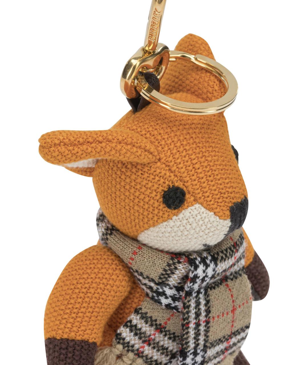 BURBERRY Оранжевый брелок, фото 2