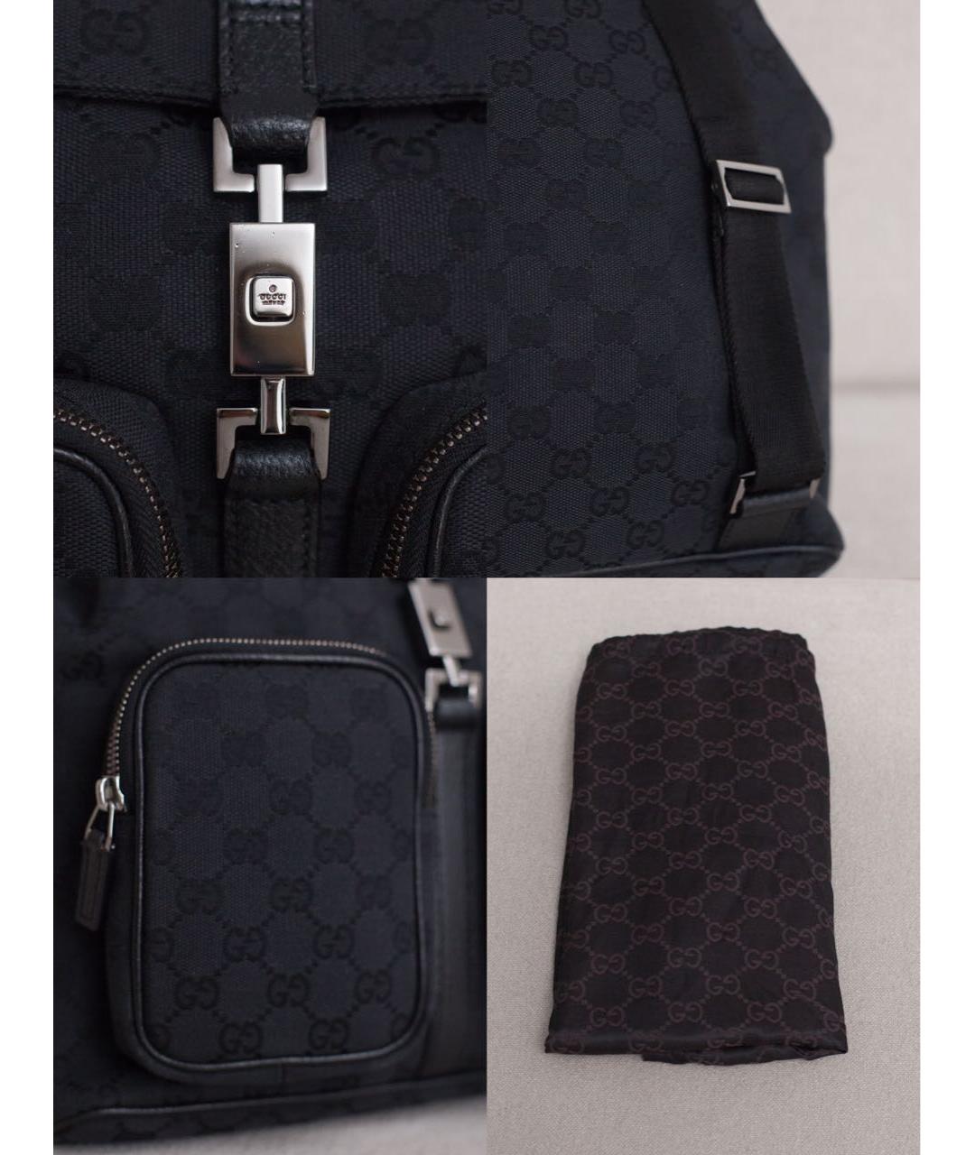 GUCCI Черный рюкзак, фото 6