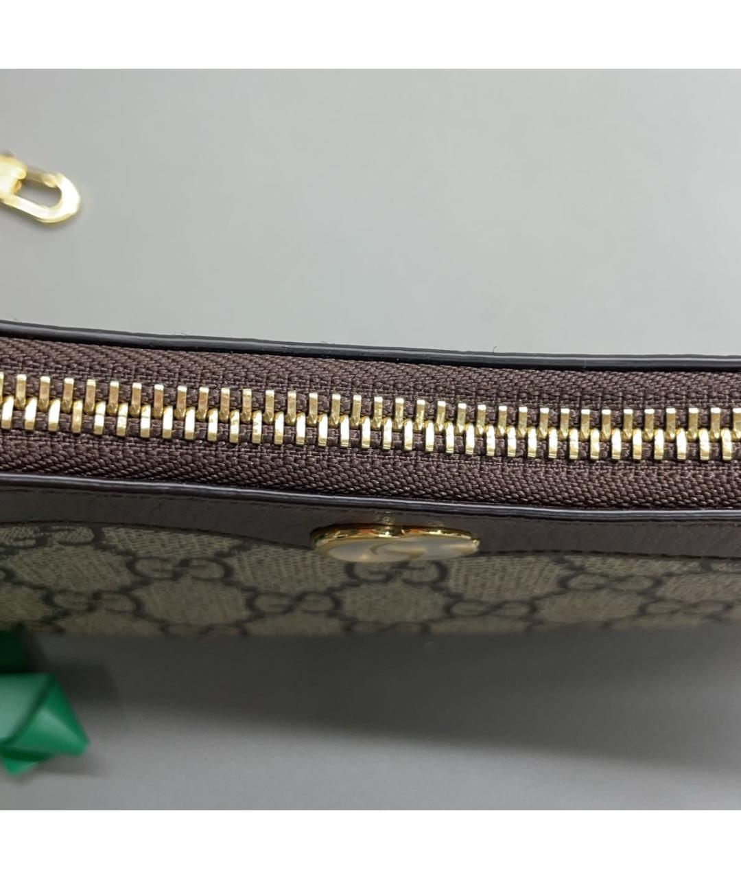 GUCCI Бежевая канва сумка с короткими ручками, фото 6