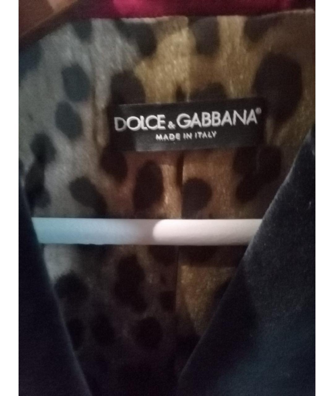 DOLCE&GABBANA Бордовый хлопковый жакет/пиджак, фото 3