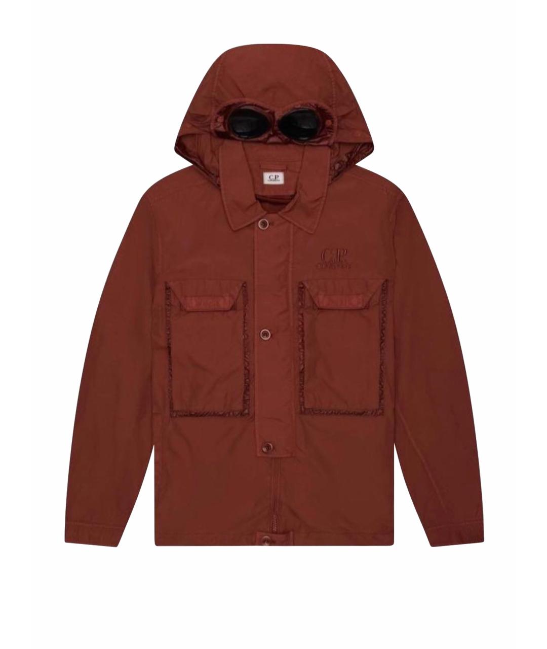 CP COMPANY Бордовая нейлоновая куртка, фото 1