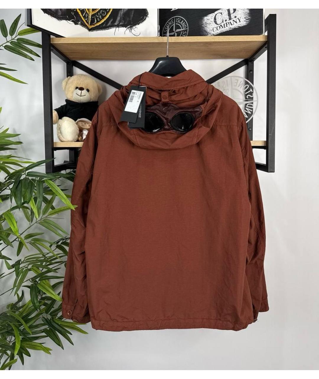 CP COMPANY Бордовая нейлоновая куртка, фото 4