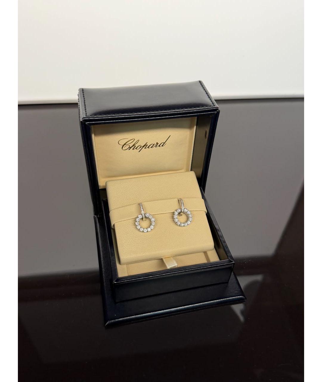 CHOPARD Белые серьги из белого золота, фото 4