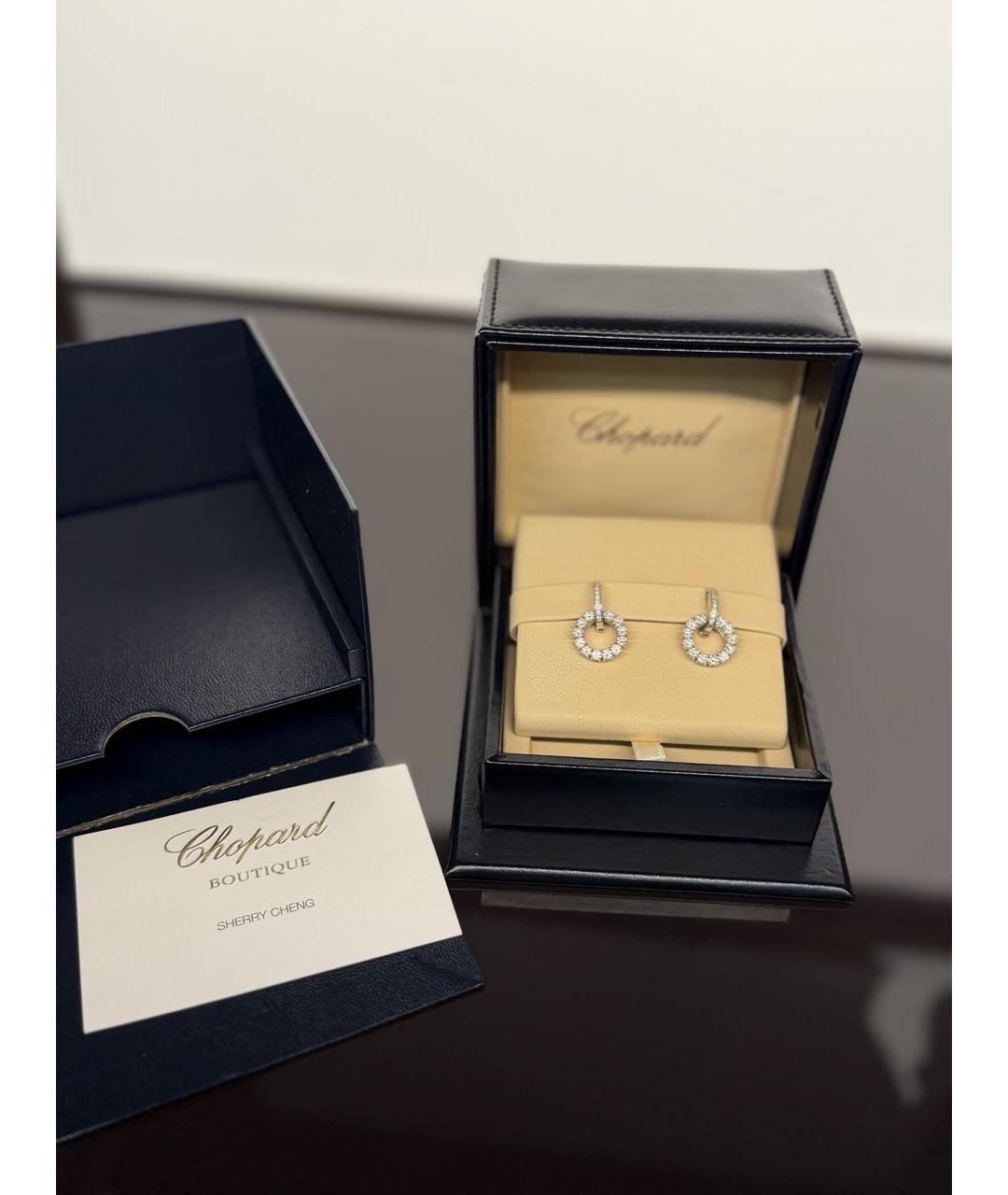 CHOPARD Белые серьги из белого золота, фото 2