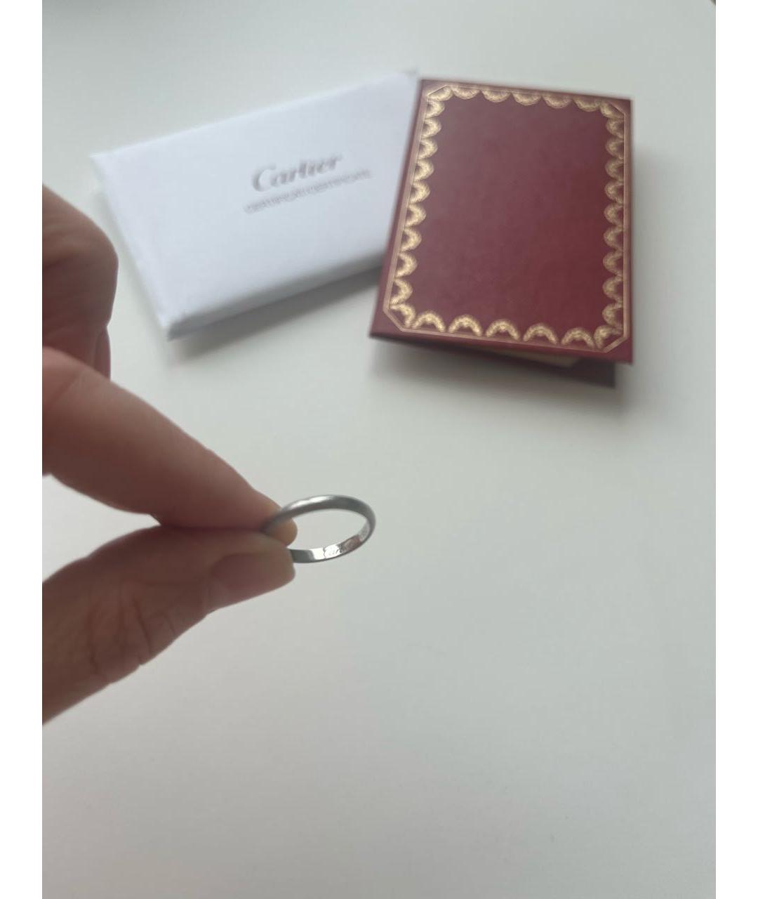 CARTIER Серебряное платиновое кольцо, фото 2