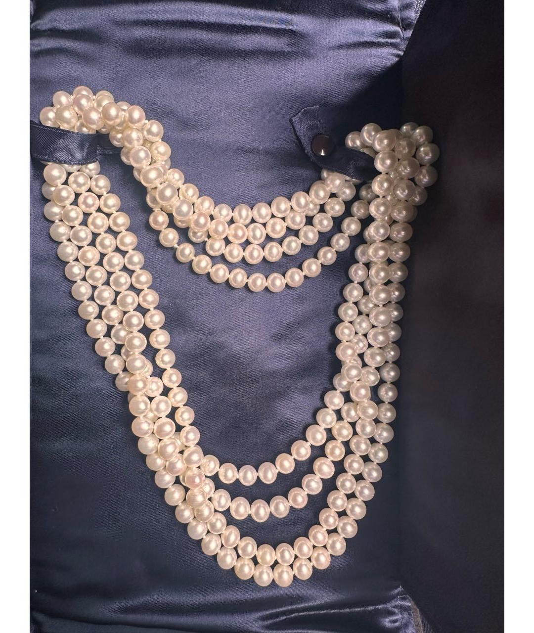 TIFFANY&CO Белое жемчужное колье, фото 2