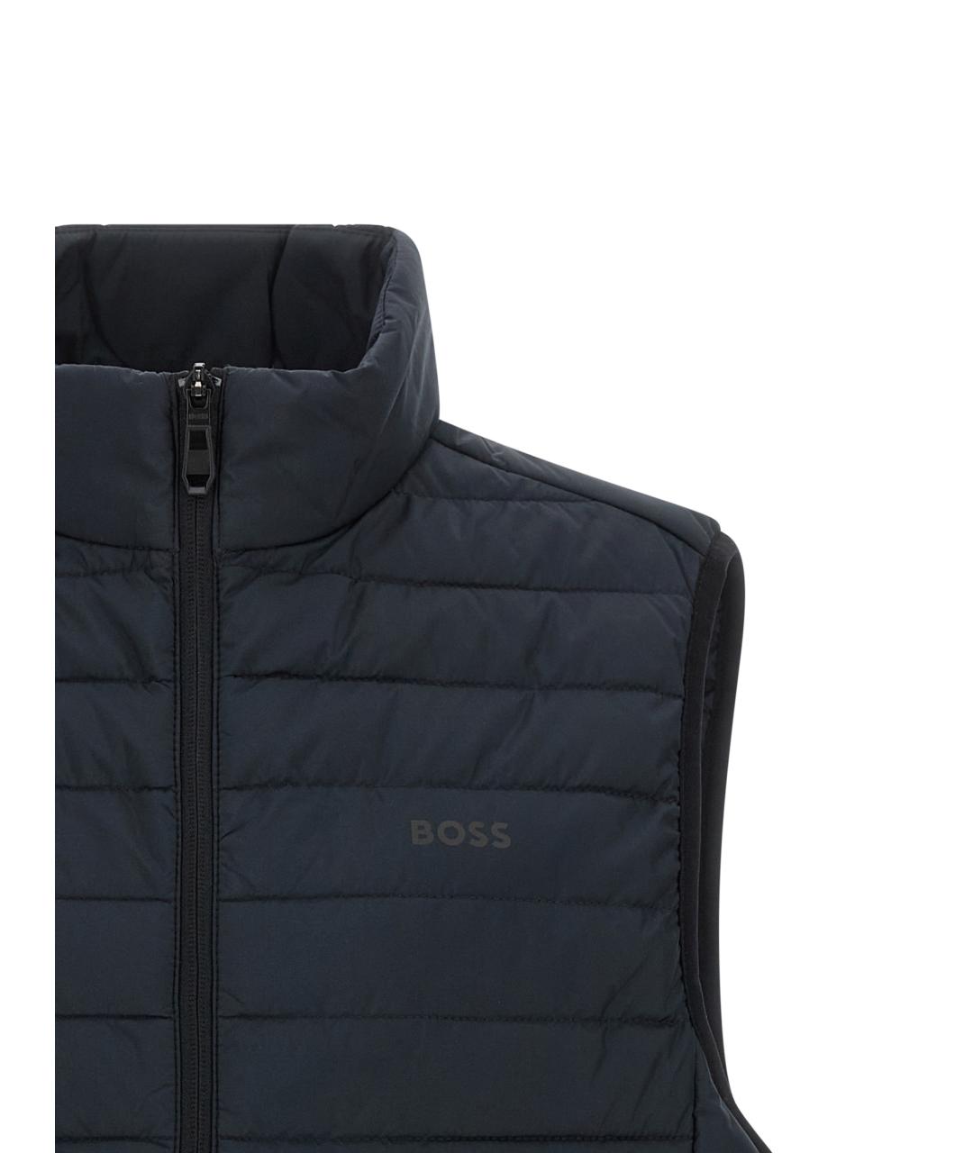 HUGO BOSS Синий полиэстеровый жилет, фото 3