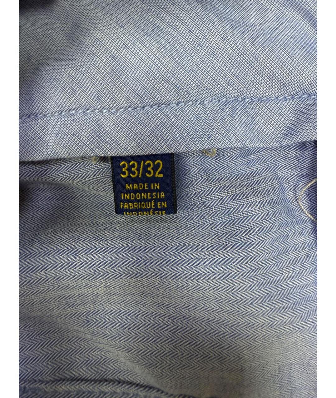 POLO RALPH LAUREN Бежевые хлопковые брюки чинос, фото 4