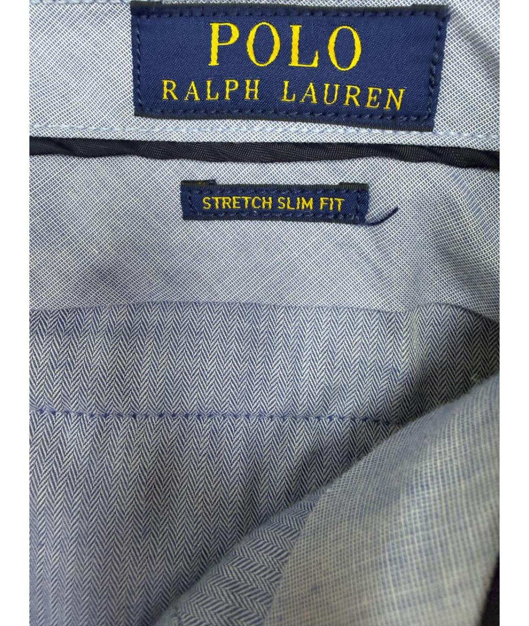 POLO RALPH LAUREN Бежевые хлопковые брюки чинос, фото 3