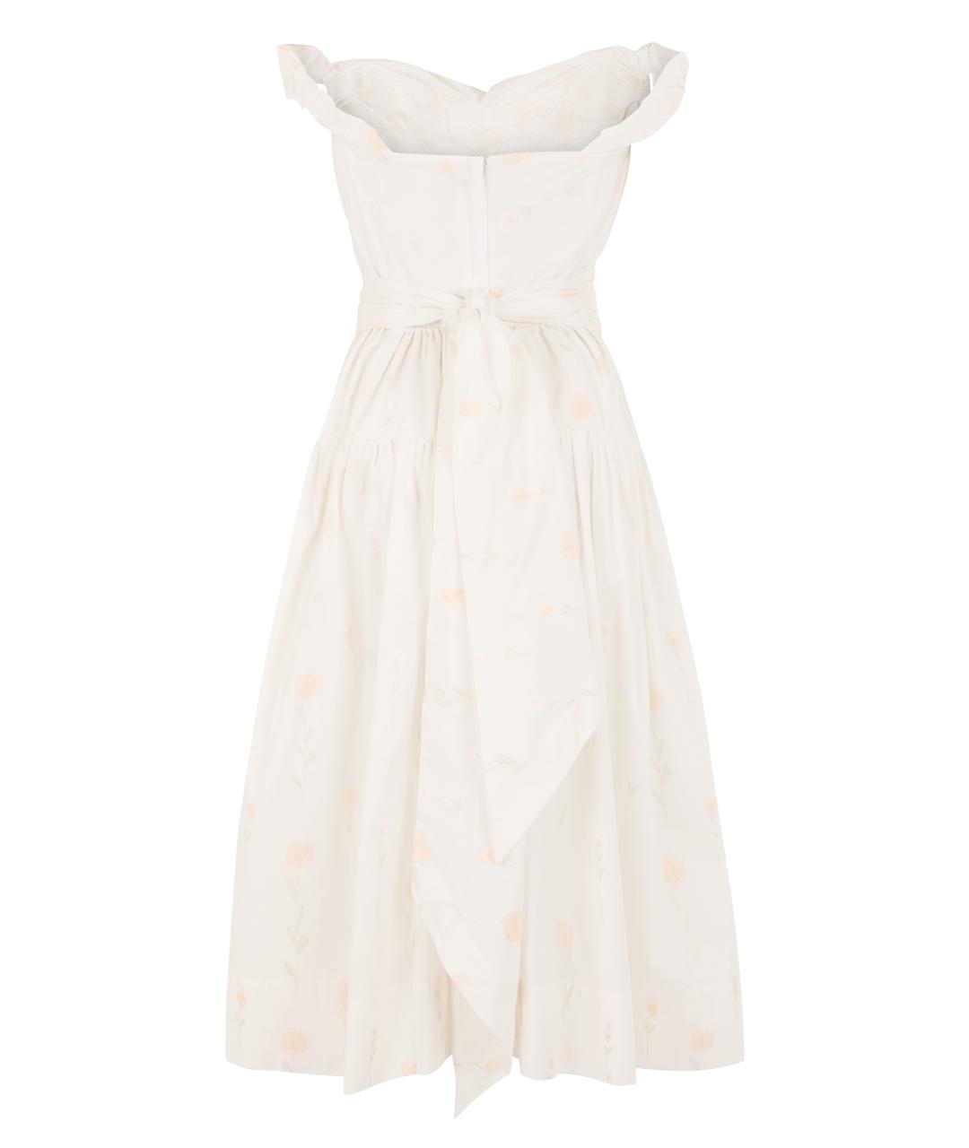 VIVIENNE WESTWOOD Белое хлопковое платье, фото 2