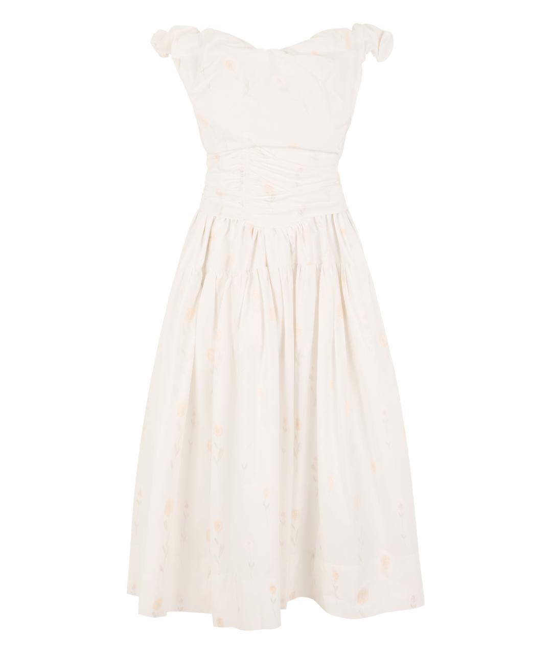 VIVIENNE WESTWOOD Белое хлопковое платье, фото 1
