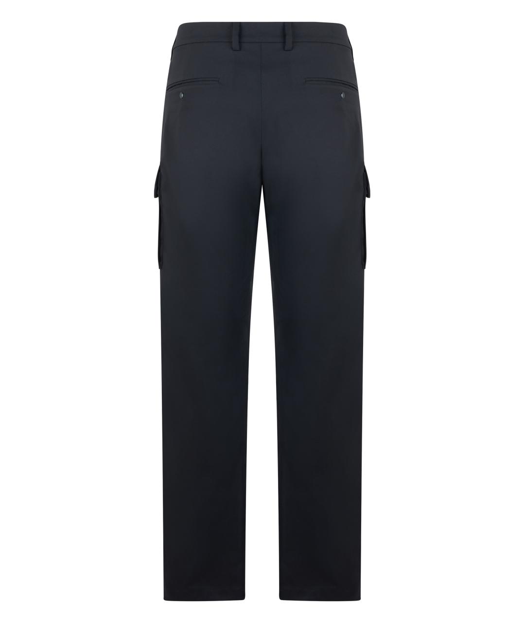 CP COMPANY Черные полиэстеровые классические брюки, фото 2