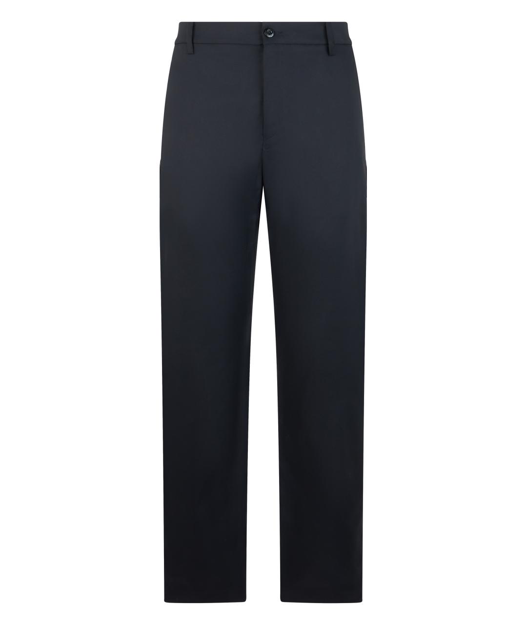 CP COMPANY Черные полиэстеровые классические брюки, фото 1