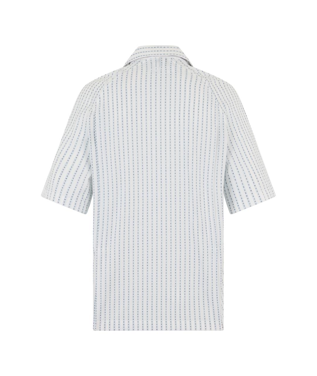 JACQUEMUS Белая хлопковая кэжуал рубашка, фото 2