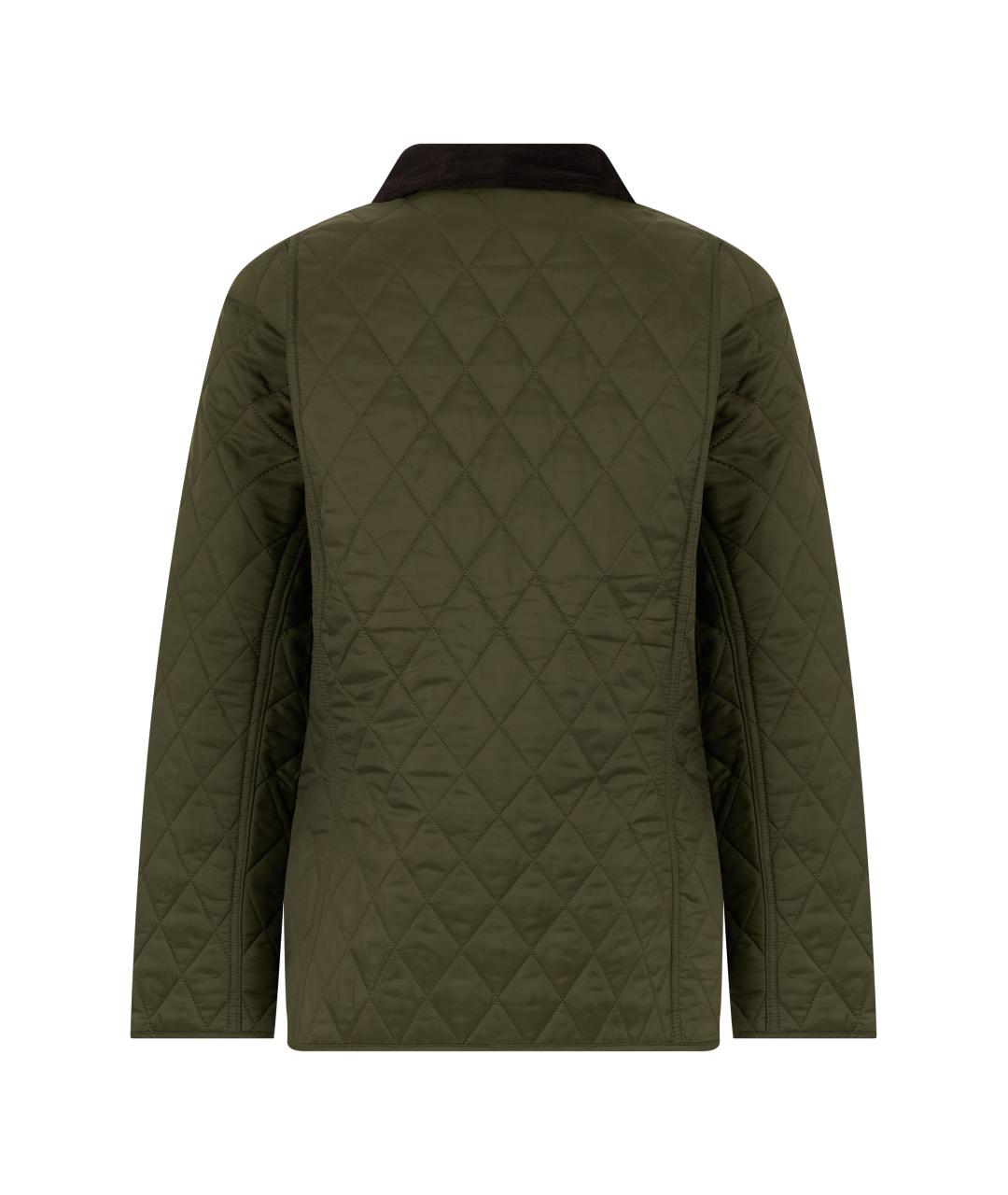 BARBOUR Зеленая полиамидовая куртка, фото 2