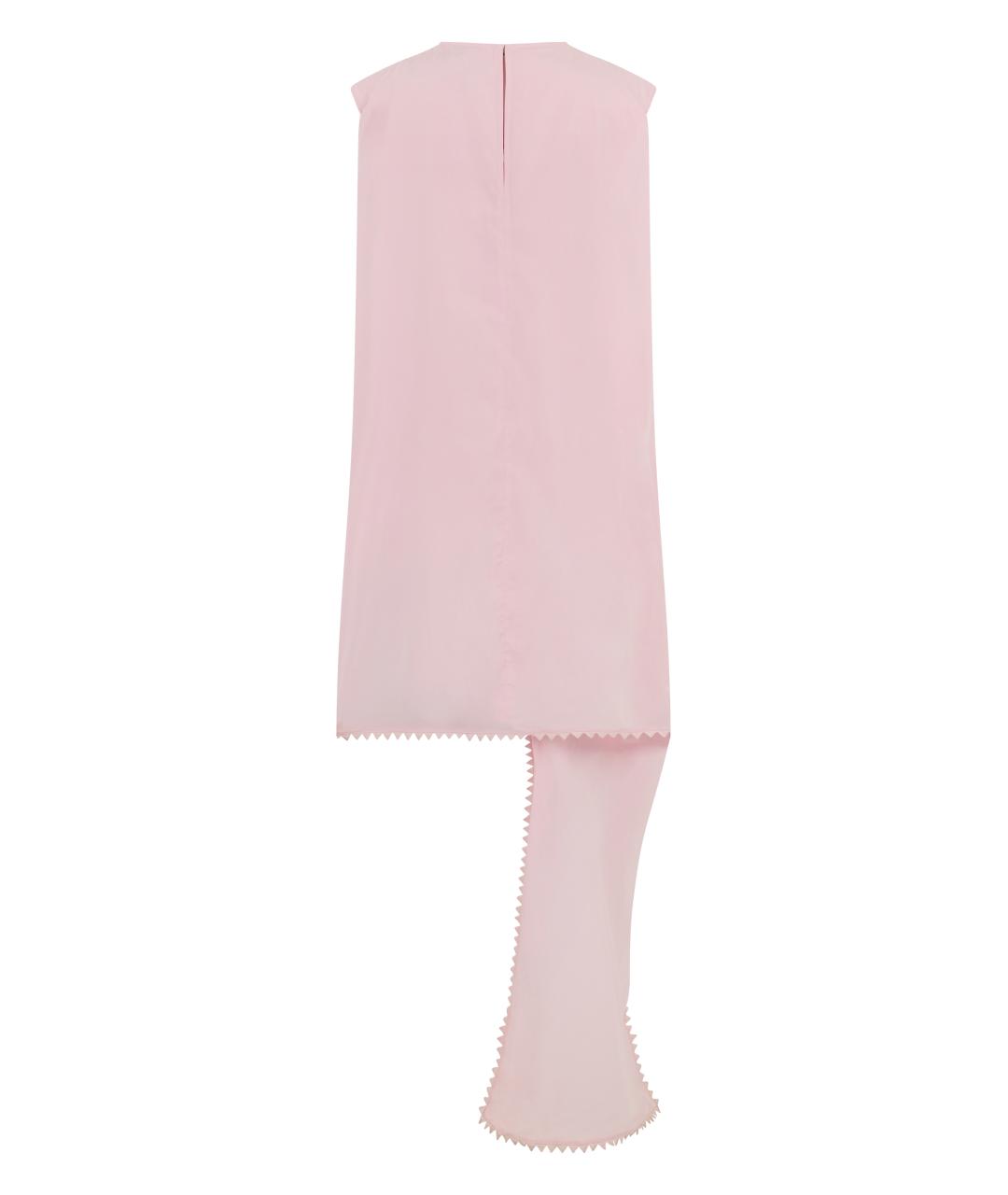 JACQUEMUS Розовое хлопковое платье, фото 2