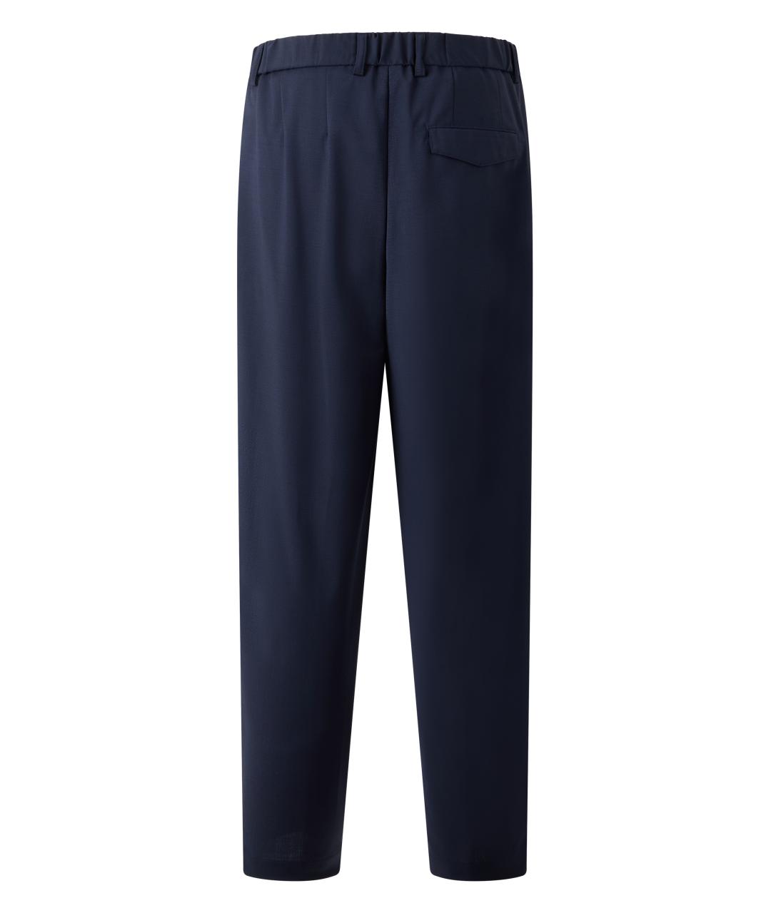 HUGO BOSS Синие шерстяные классические брюки, фото 2