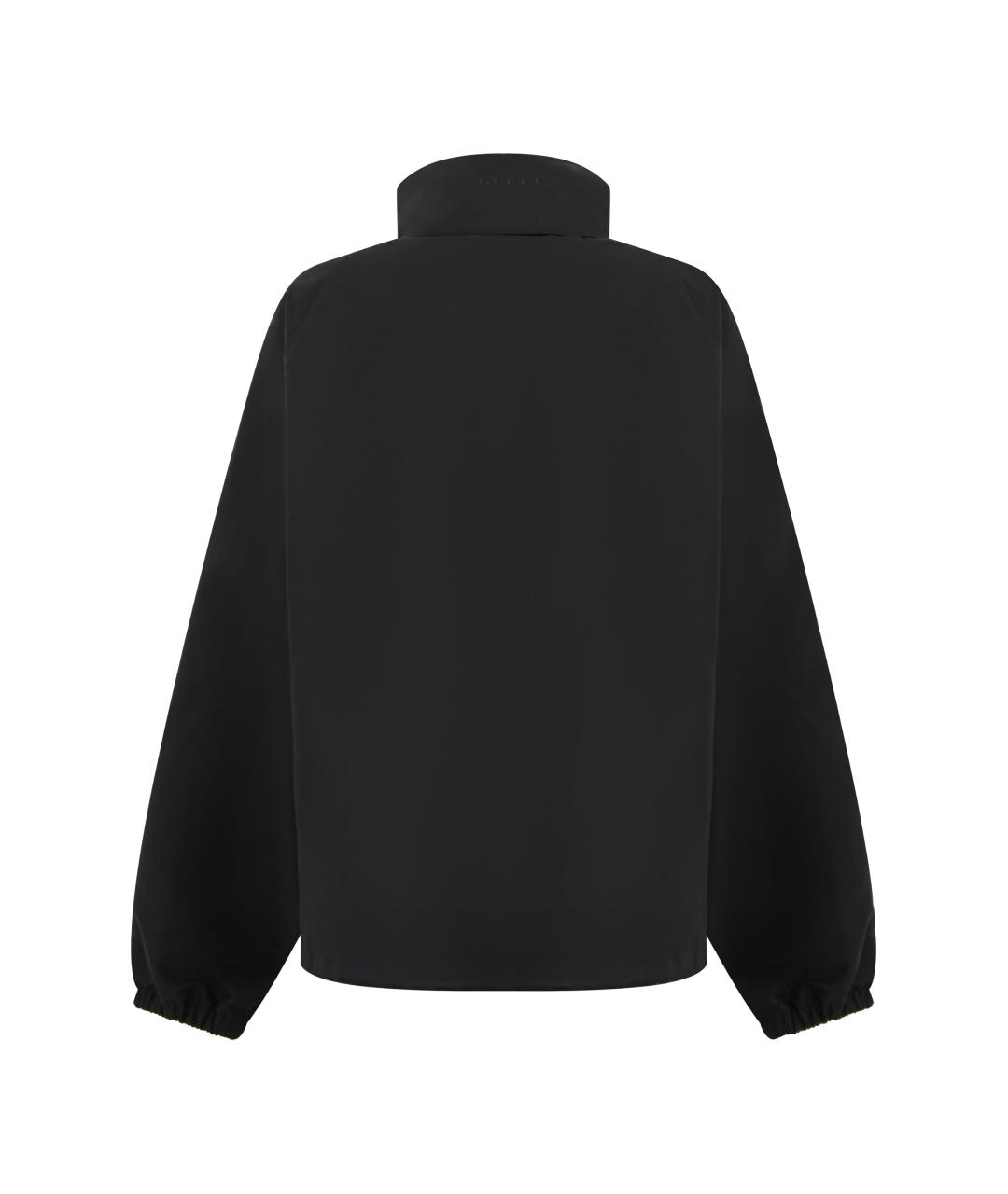 GUCCI Черная хлопковая куртка, фото 2