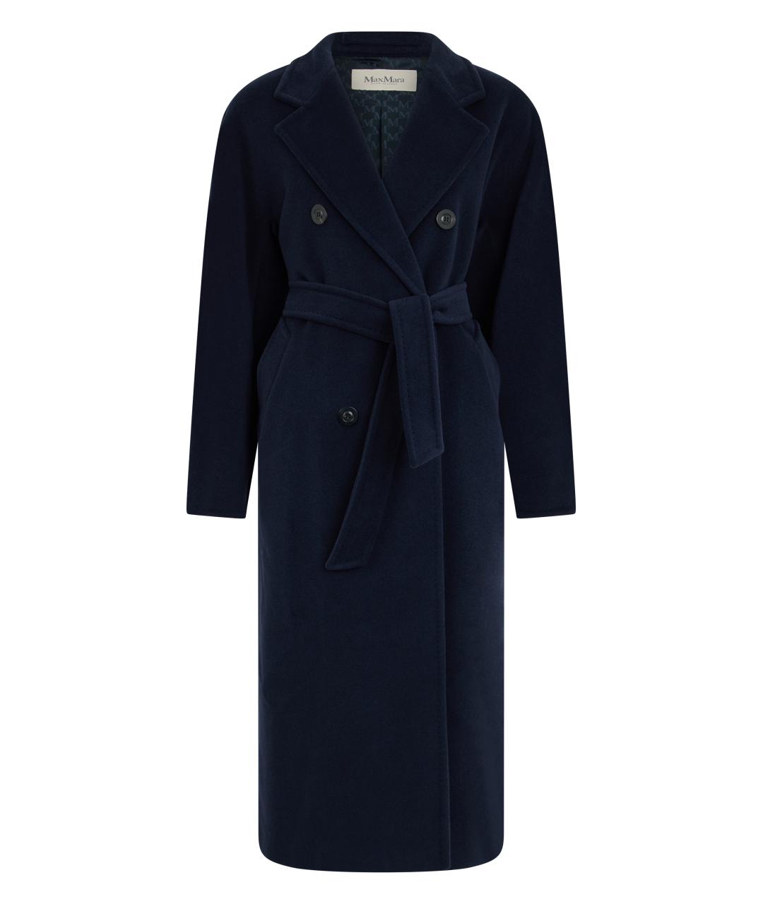 MAX MARA Синее шерстяное пальто, фото 1