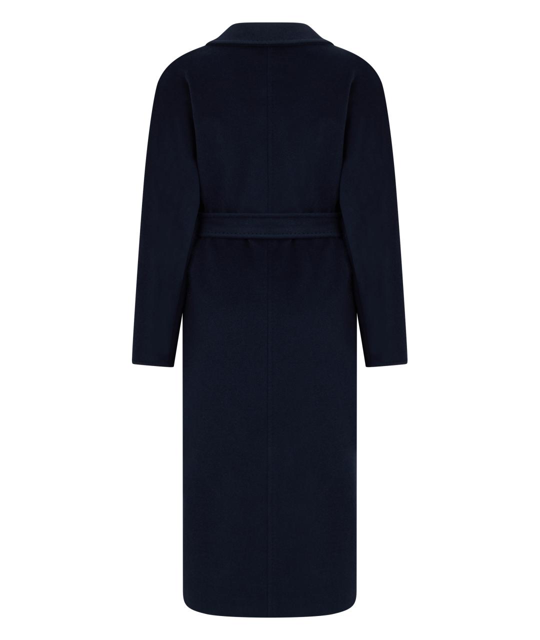 MAX MARA Синее шерстяное пальто, фото 2