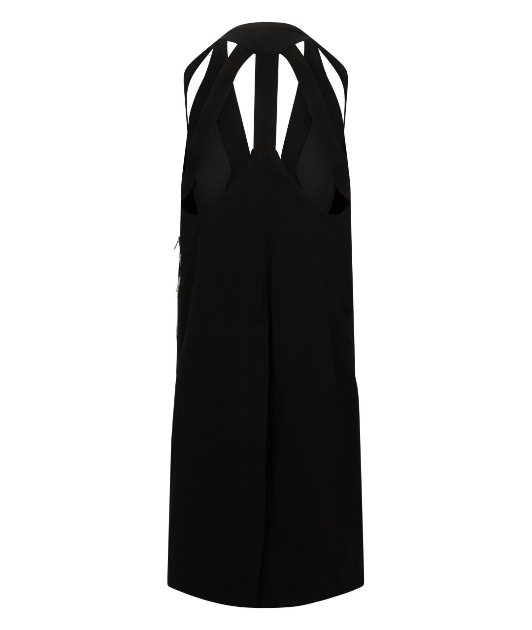 RICK OWENS Черный хлопковый жилет, фото 2