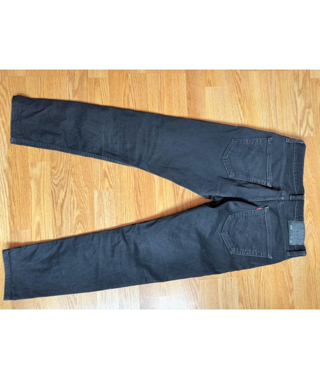 LEVI'S Черные хлопковые джинсы скинни, фото 2