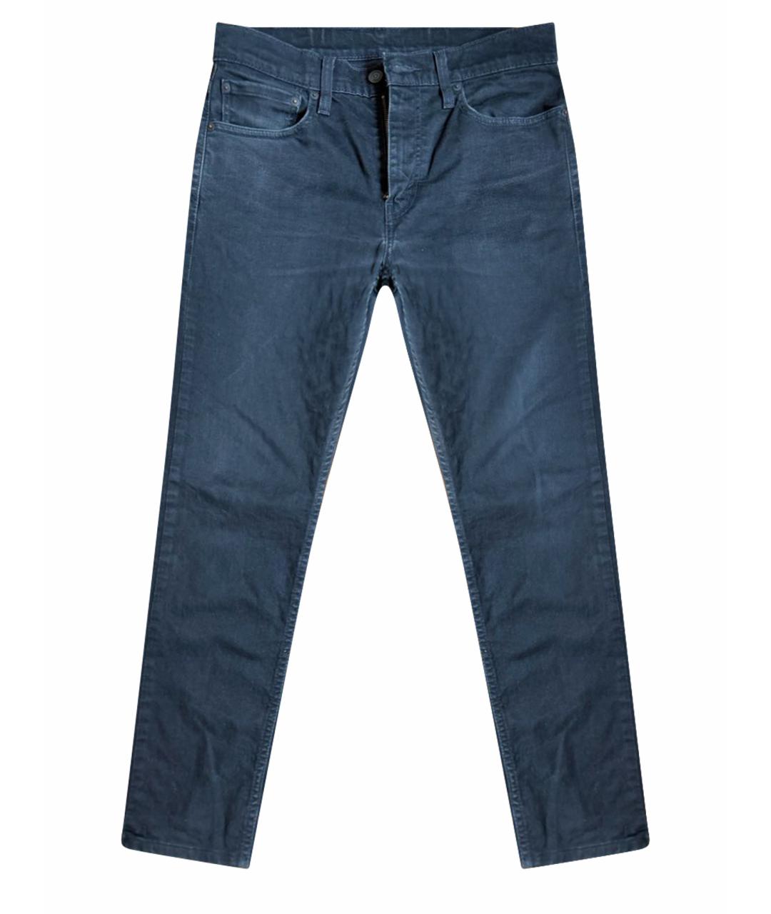 LEVI'S Черные хлопковые джинсы скинни, фото 1
