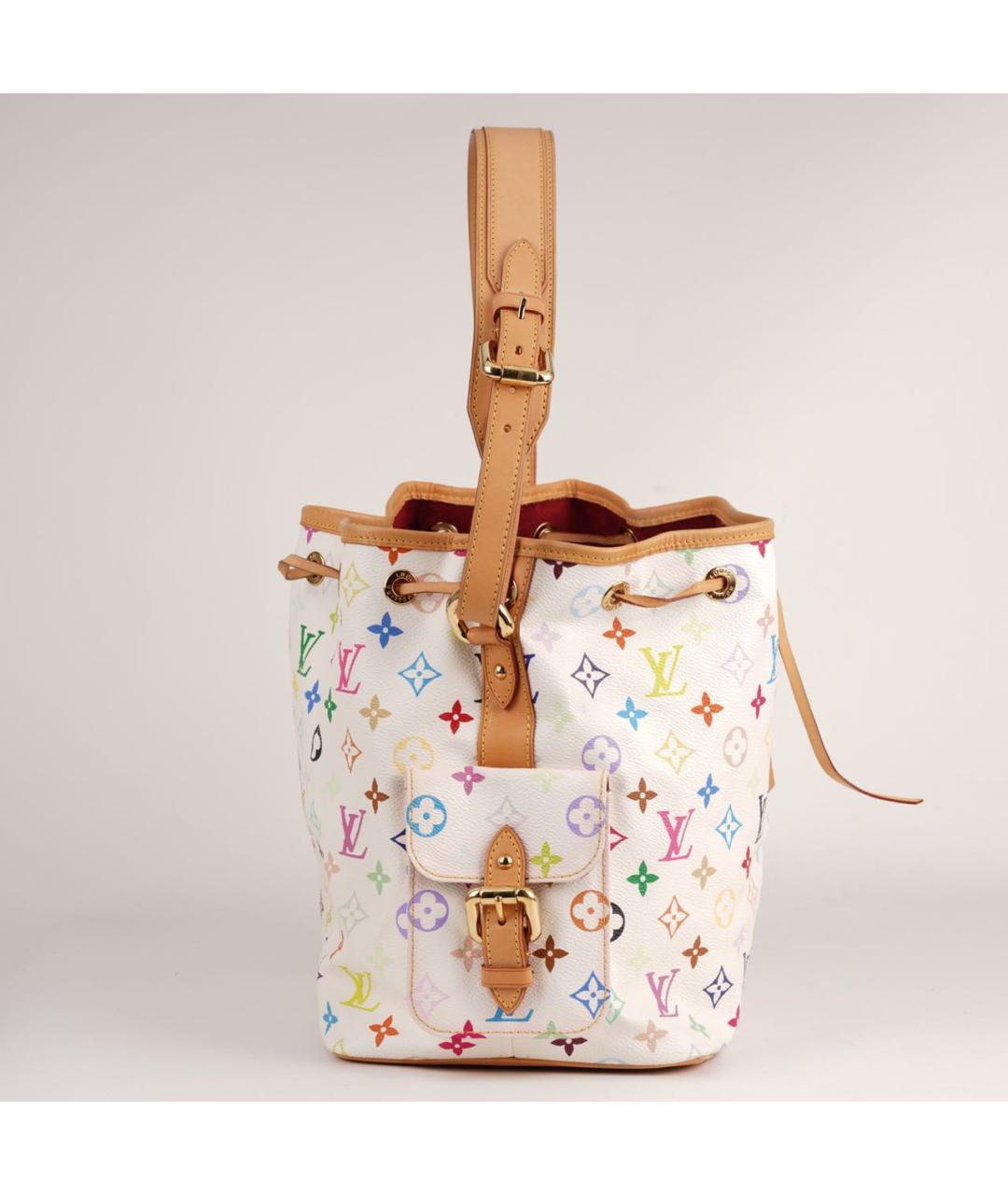 LOUIS VUITTON Белая канва сумка тоут, фото 5