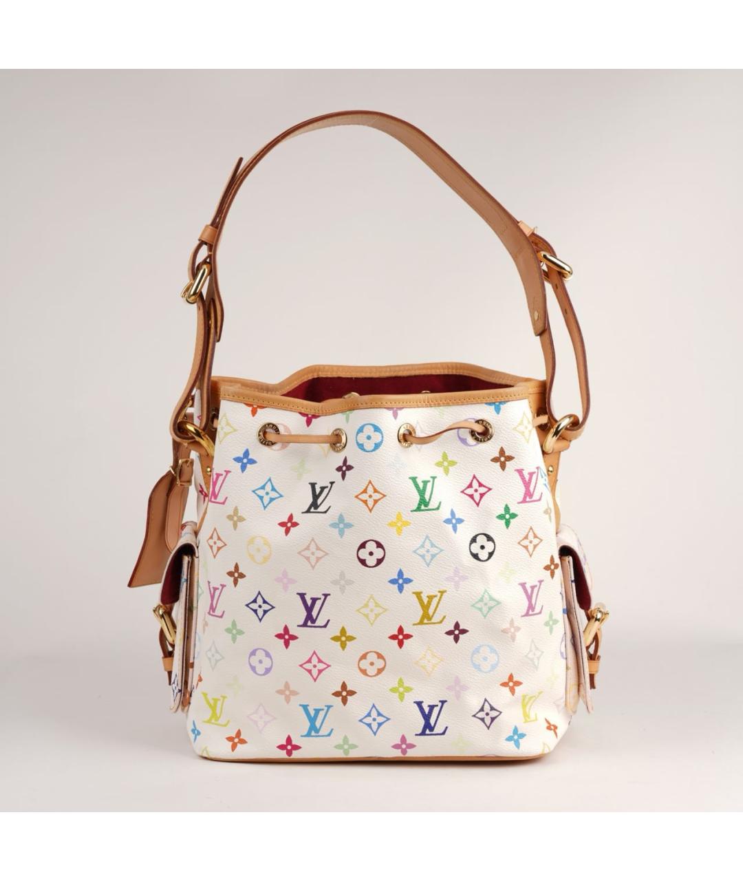 LOUIS VUITTON Белая канва сумка тоут, фото 4