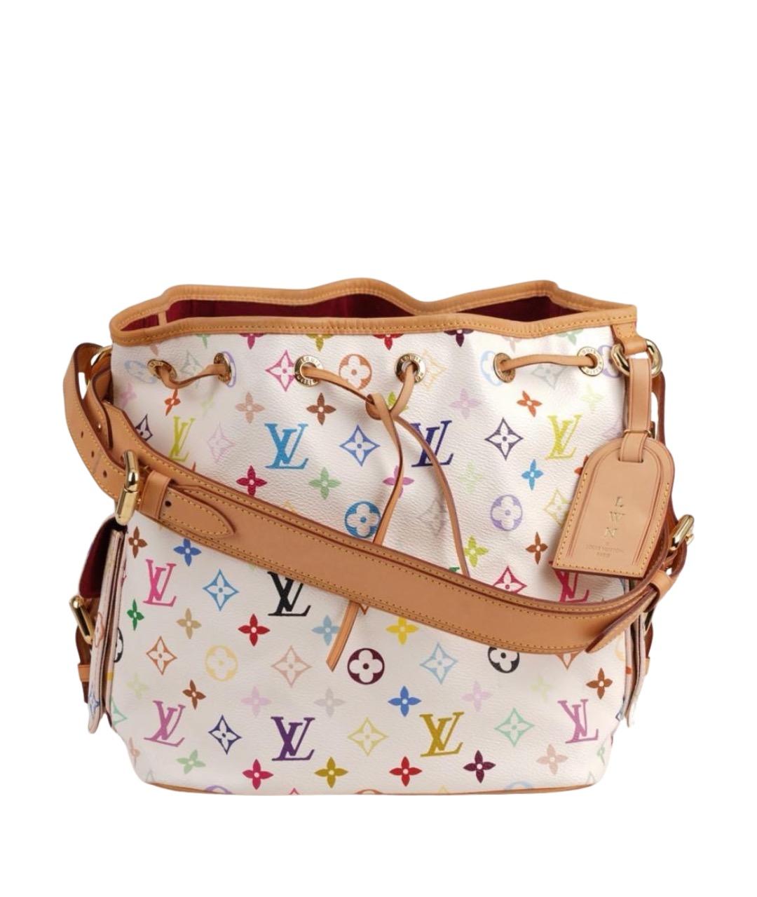 LOUIS VUITTON Белая канва сумка тоут, фото 1
