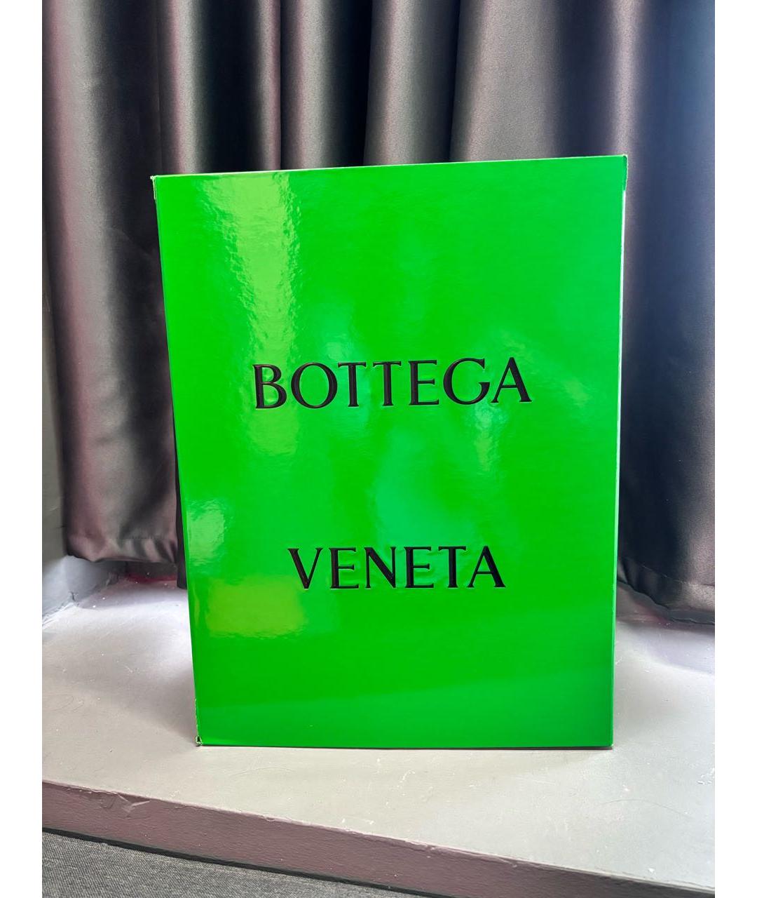 BOTTEGA VENETA Черный кожаный портфель, фото 5