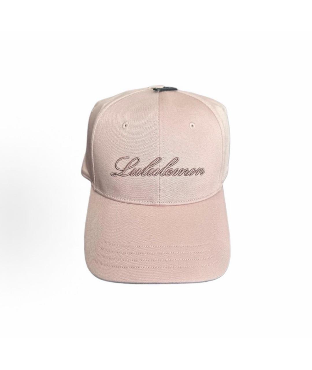 Lululemon Розовая хлопковая кепка, фото 7
