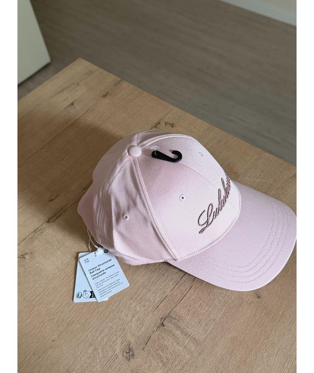 Lululemon Розовая хлопковая кепка, фото 3