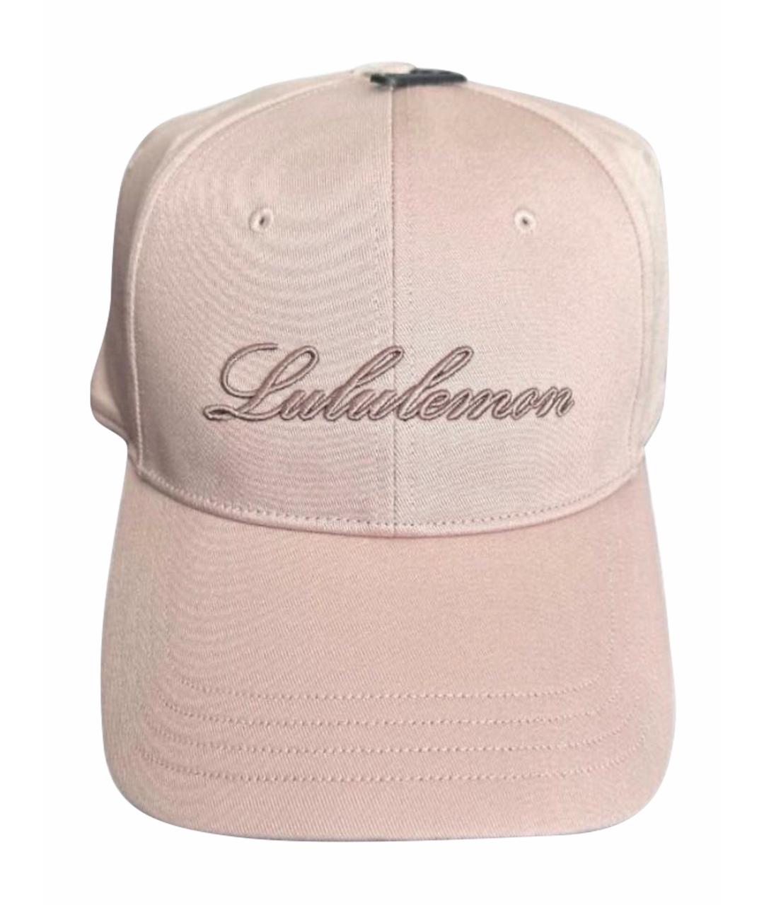 Lululemon Розовая хлопковая кепка, фото 1