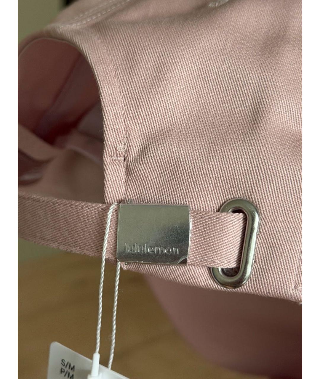 Lululemon Розовая хлопковая кепка, фото 6