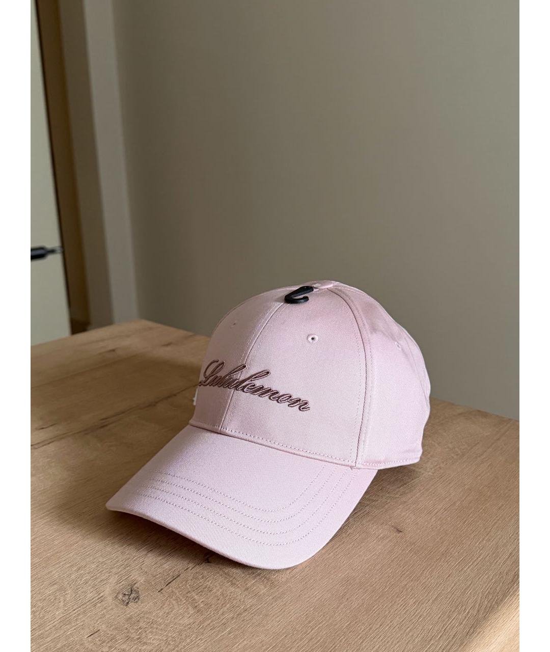 Lululemon Розовая хлопковая кепка, фото 2