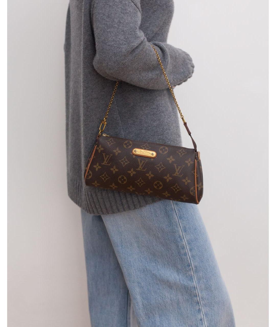 LOUIS VUITTON Коричневая сумка через плечо, фото 2