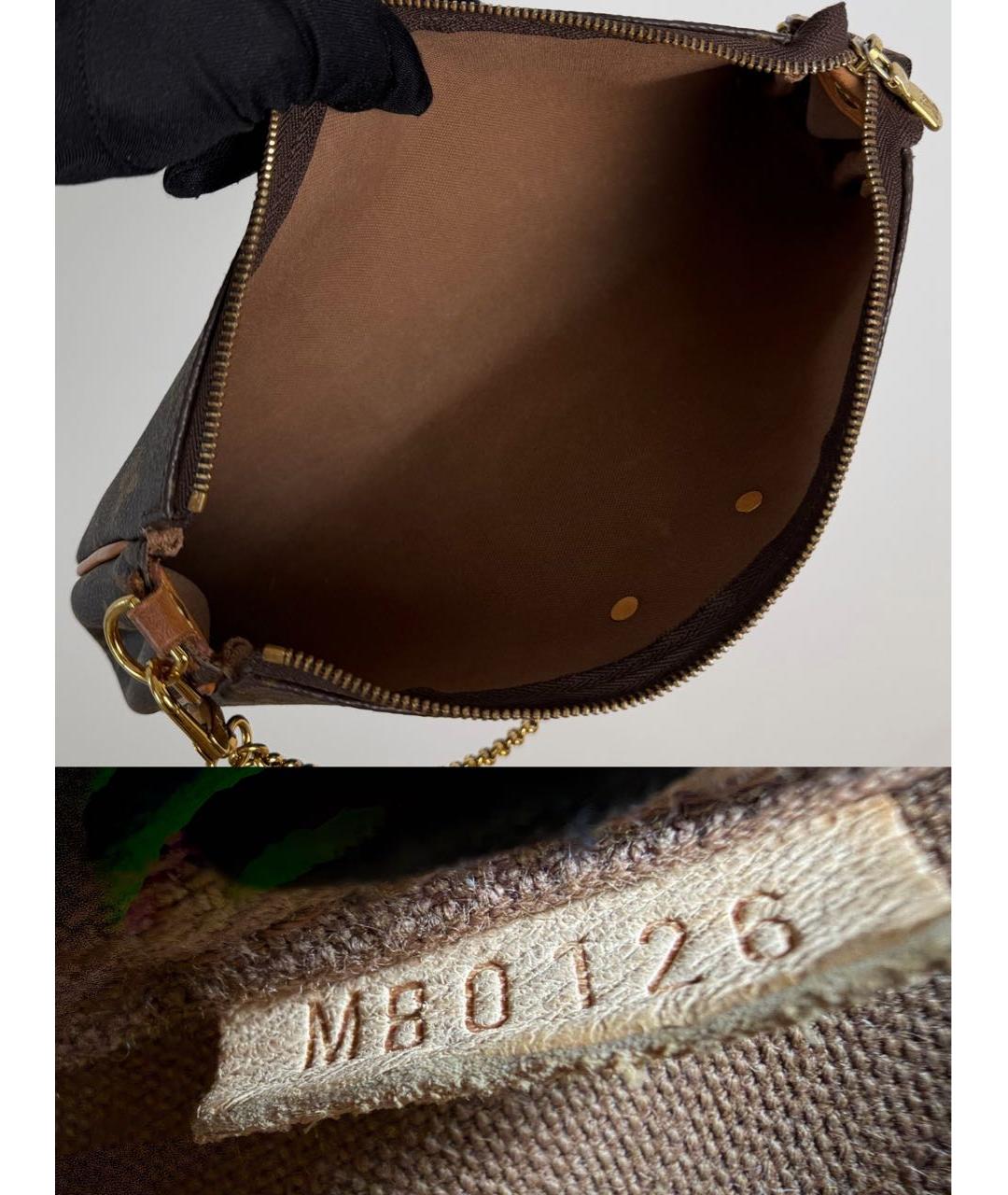 LOUIS VUITTON Коричневая сумка через плечо, фото 8
