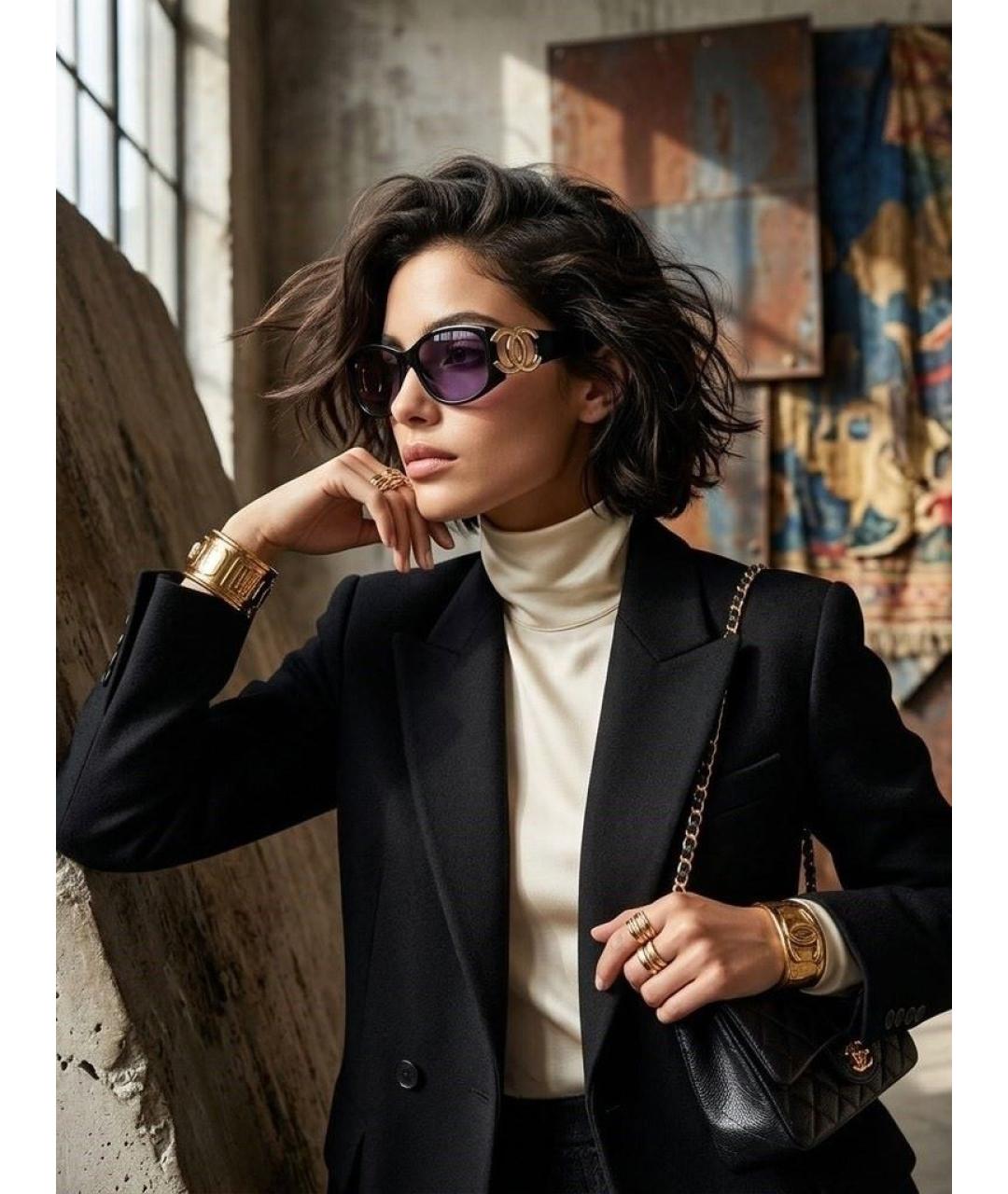 CHANEL Деревянные солнцезащитные очки, фото 8
