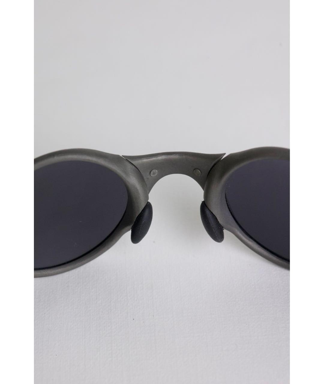 OAKLEY Черные металлические солнцезащитные очки, фото 3