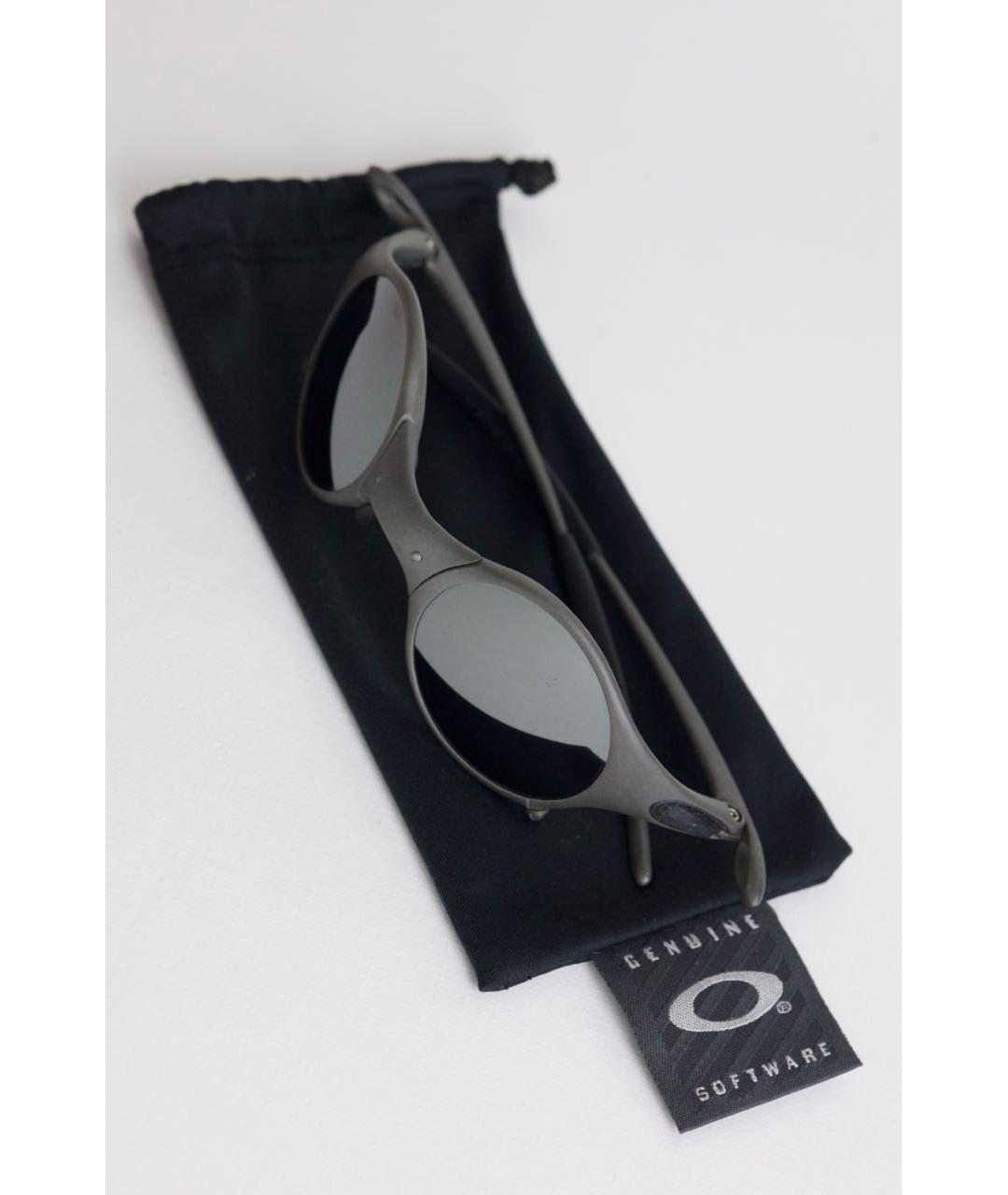 OAKLEY Черные металлические солнцезащитные очки, фото 4